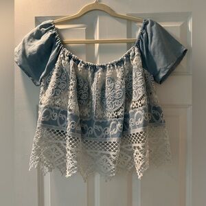 Lucy Paris Crop Blouse